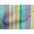 thumbnail image 3 of oneOone Coton Popeline Tissu Multicolore Rayures Décor Tissu Imprimé BTY 42 Pouces de Large, 3 of 3