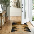 thumbnail image 2 of ODIKA Tiger Print Skin Distressed Vintage Striped Look Tibetan Cow Non-Slip Low Profile for Hallway, Study Room, Playroom, 2 of 7