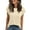 Yr1-Beige, variant on Womens Summer Tops, Casual Cotton Linen Short Sleeved Round Neck Solid Color T-Shirt Basic Top Valentines Day Shirts Athletic Tank Tops For Women Cropped Tank Tops Shacket (S, Blue) ZMTing