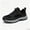Black, variant on CHICVOMEY Men's Rotary Knob Quick Lace Hiking Shoes Breathable Mesh No Tie Outdoor Shoes Non-Slip Shock Absorption Low Top Trekking Shoes for Men Work Casual Trail Running
