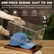 thumbnail image 2 of Vitrina acrílica JupDec para gorras de béisbol con base de madera, 2 of 7