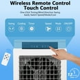 thumbnail image 3 of 3000CFM Swamp Cooler, Evaporative Air Cooler with Remote Control and 12H Timer, 4 Ice Packs, 3 Modes & Wind Speeds for Outdoor Indoor Use, 10.3 Gallon, 3 of 6
