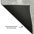 thumbnail image 3 of Addison Rugs Mayfield Washable Transitional Watercolors Gray Rectangle Rug, 9' x 12', 3 of 6