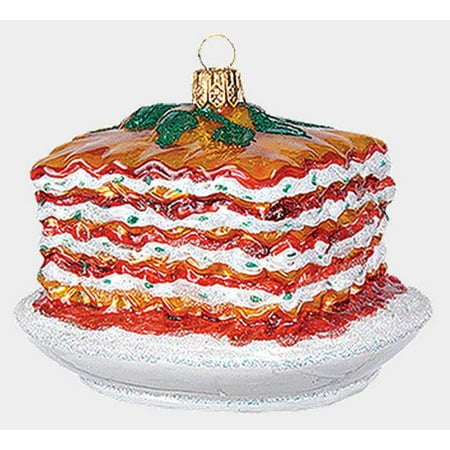 - Ricotta Cheese Lasagna Polish Glass Christmas Ornament Italian Food Decoration
