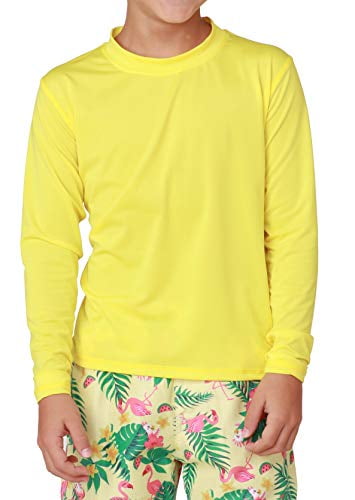 yellow long sleeve swimsuit