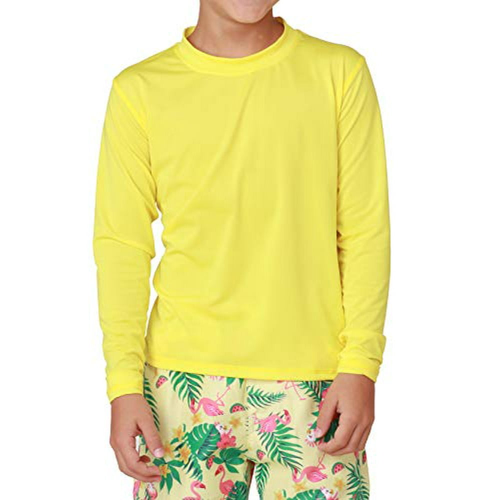 InGear Ingear Boys' Swim Shirt UPF Boys sun shirts Boys' Long Sleeve