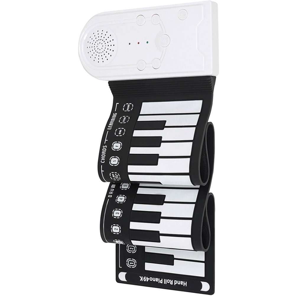 Greenadscape 1 Set Foldable Roll-Up Piano for Musical Education and Home Use