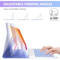 thumbnail image 4 of KOMI Wireless Keyboard Case with Touchpad for iPad 10.2" 9th 8th 7th Generation, Detachable Bluetooth Keyboard with Pencil Holder for, 4 of 5