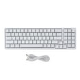 thumbnail image 2 of 75% Mechanical Gaming Keyboard, RGB Backlit Mechanical Keyboard with Volume Knob, Blue Switch, N Key Roll Over, 78 Keys USB Wired Office Keyboards for PC Laptop, 2 of 7