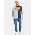 thumbnail image 2 of Superman Men's and Big Men's Two Tone Graphic Tee with Short Sleeves, Sizes S-3XL, 2 of 5