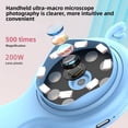 thumbnail image 4 of Kids Microscope Toy with 500X Magnification, 2" Screen & 8 Led Lights, Portable Handheld Science Educational Gift for Boys Girls, 4 of 5