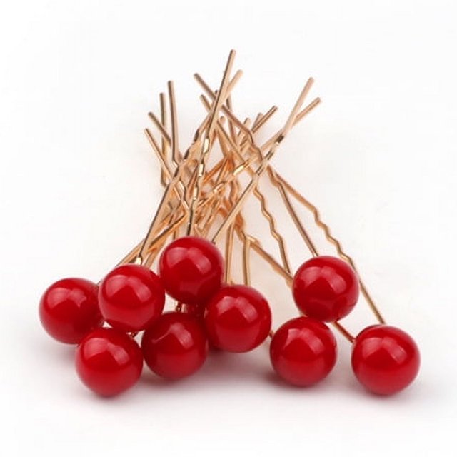 Horquilla de pelo con perlas de imitación de tamaño europeo y americano, pinza en forma de U para recogido, tocado de novia, horquilla para peinar el cabello