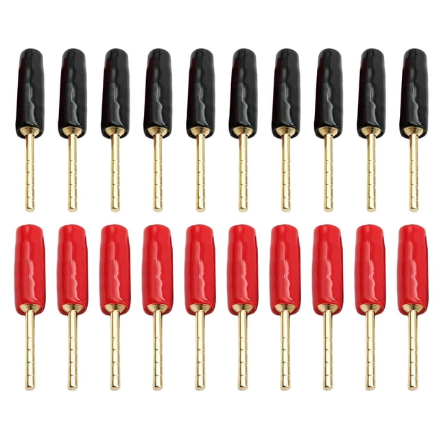 20×2Mm Needle -Type Banana Plug Speaker Plug Old Speaker Cable Plug Gold Plated