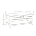 thumbnail image 3 of Better Homes & Gardens Modern Farmhouse Rectangle Lift-Top Coffee Table, Rustic Gray Finish, 3 of 13