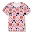 thumbnail image 2 of Disney Animation Turn Red Cartoon Animal Panda Impresión 3d Ropa para niños Regalos diarios Juego de rol Cumpleaños Manga corta Top100 zhangmengya CONDUJO, 2 of 2