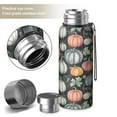 thumbnail image 2 of 20 Oz Fall Pumpkins and Leaves Pattern Coffee Tumbler Double Wall Insulated Stainless Steel Water Bottle | Metal Reusable Thermoses Flask with Cup Cap | Leak & Sweat Proof with Anti-Dust Lid, 2 of 7