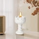 thumbnail image 4 of Portavelas de cemento - Vaso para aromaterapia | Recipiente decorativo para velas | Estilo industrial artesanal | 14,8 x 8,5 x 8,5 cm | Blanco o beige, 4 of 6
