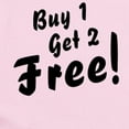 thumbnail image 2 of CafePress - Triplets B1G2 Free Funny - Baby Light Bodysuit, Size Newborn - 24 Months, 2 of 4