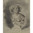 thumbnail image 2 of Jean-Baptiste Carpeaux 20x24 Gold Ornate Framed and Double Matted Museum Art Print Titled - Study Related to ‘Why Born Enslaved!’ (1868-1875), 2 of 4
