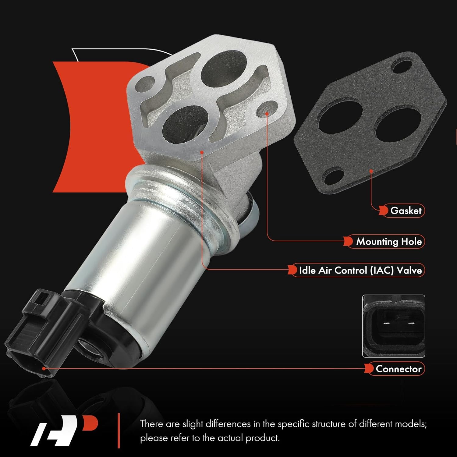 A-Premium Fuel Injection Idle Air Control Valve IAC - Compatible with Ford & Lincoln - 97-05 - Expedition, F-150, F-250, Blackwood, Navigator, LS & More - 3.0L 4.6L 5.4, for# F75Z9F715AA, F75Z9F715AB
