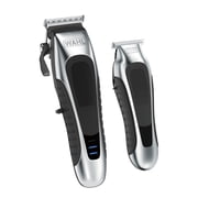 Wahl Chrome Pro Combo, Cordless Hair Clipper and Trimmer, All in One World Wide Voltage , Chrome Black 3027814