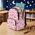 thumbnail image 4 of KUIFORTI Pink Axolotl Backpack with Lunchbox Set 4Pcs Lightweight Girls School Bag with Pencil Pouch Water Bottle Sleeve for Teens Elementary Middle School Daily Use, 4 of 7