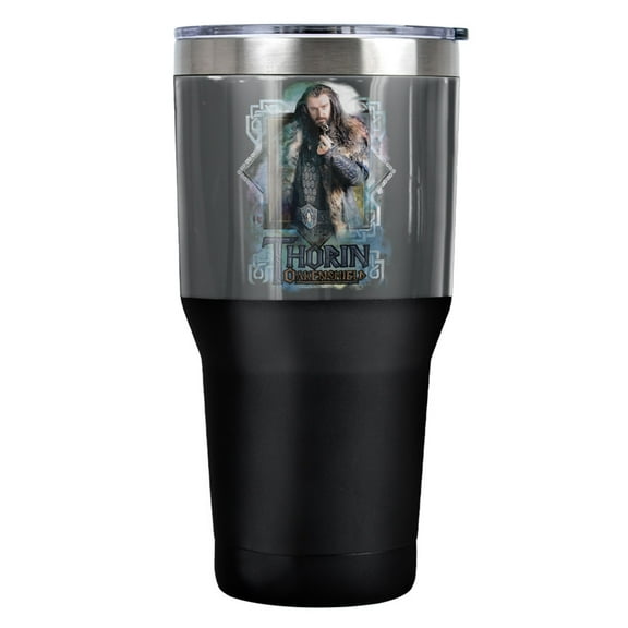 The Hobbit Thorin Oakenshield Stainless Steel Tumbler 30 oz Coffee Travel Cup, Vacuum Insulated & Double Wall with Leakproof Sliding Lid