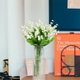 thumbnail image 7 of 18 Bundles Lily of The Valley Artificial Flowers White Orchid Wedding Holding Flowers Bouquet for Home Garden Wedding Party Decor, 7 of 7