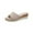 Khaki, variant on Anuirheih Wedge Slippers for Women, Thick Plat Sandals Casual Slip-On Wedge Open Toe Summer Sandal(Black)