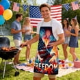 thumbnail image 5 of EGNMCR Memorial Day Decorations,4Th of July Decorations, Patriotic Decorations Independence Day Aprons Festive Decor Kitchen Cooking For Stain Protection Pre shrunk cotton and linen, 5 of 5