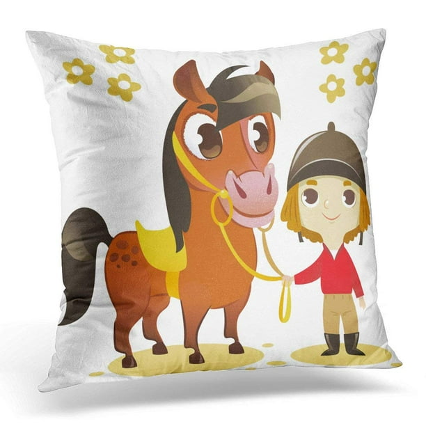 jockey pillow plush