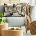 thumbnail image 5 of Ambesonne Black White Throw Pillow Cover 2 Pack, Wild Vintage Rodeo, 20", Sepia and Beige, 5 of 5
