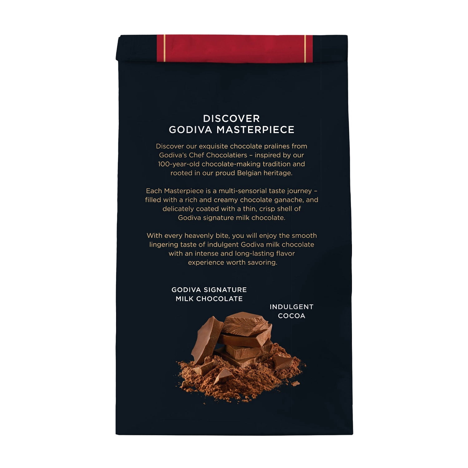 Godiva Ganache Masterpiece Milk Chocolate, 15.1 Ounce