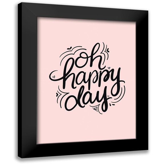 Batista, Dee 12x14 Black Modern Framed Museum Art Print Titled - Happy Day