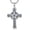 A01- Pentagram, variant on Pentagram Cross Necklace 925 Sterling Silver Irish Celtic Knot Pendant Necklace Religious Jewelry Gifts for Men