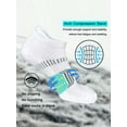 thumbnail image 6 of Spencer 5 Pairs Mens Low Cut Socks Ankle No Show Running Breathable Socks Womens Comfort Anti-blister Ankle Socks, 6 of 8