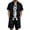 Black, variant on Migroa Men's Linen Shirts Shorts Outfits Beach 2 Pieces Sets Button Down Suit Casual Summer Tracksuit Vacation Clothes Matching Outfits Black L