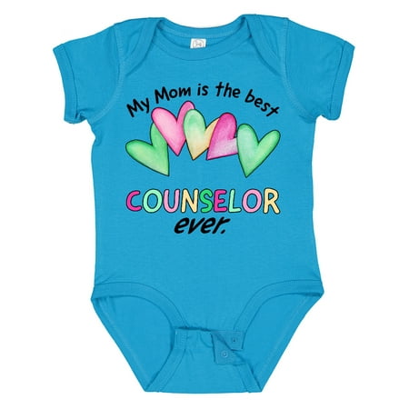 

Inktastic My Mom is the Best Counselor Ever Gift Baby Boy or Baby Girl Bodysuit