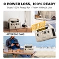 thumbnail image 4 of UDPOWER C600 Solar Generator with 120W Solar Panel, 595Wh LiFePO4 Battery 600W(Surge 1200W) AC Output, Portable Power Station for Home Backup/Outdoor/RVs/Emergency, 4 of 5