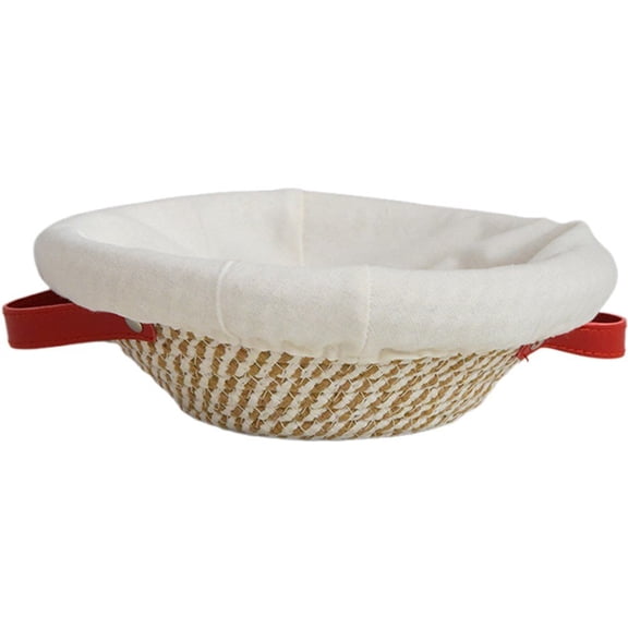 Ulxkmt 1 Round Banneton Bread Proofing Baskets Sourdough Baking Bowl with Liner for Home Bakers