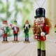 thumbnail image 5 of Soldado cascanueces pequeño de madera de 12,5 cm, juguete artesanal de nogal, regalo de Navidad Vistoso, 5 of 9
