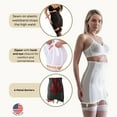 thumbnail image 4 of Rago 1294 | Open Bottom Girdle Extra Firm Shaping | Sizes M–8X | Zipper + Hook Closure | Classic Vintage Control | USA MADE, 4 of 8