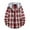 Red2, variant on APEXFWDT Men's Flannel Hoodie Plaid Shirts Jacket Casual Long Sleeve Button Down Lightweight Hooded Shirt Fall Fashion Tops