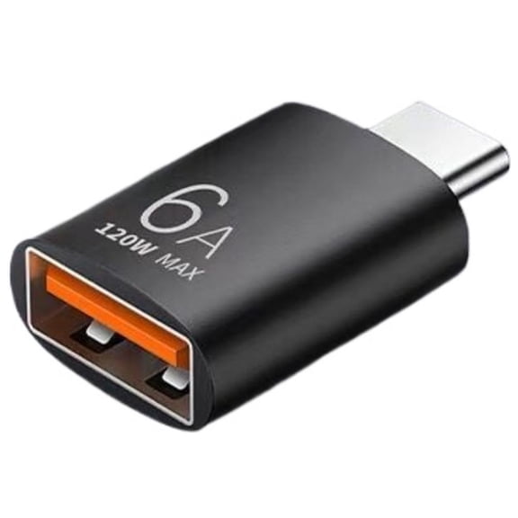 OADUKQ USB C Adapter, Aluminum Alloy USB 3.0 Otg Converter, Otg Type-C Female to USB, Black