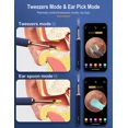 thumbnail image 3 of Jinsinto Earwax Removal Tool, Ear Tweezers and Ear Spoons All-in-one Design, Ear Cleaner with LED Light, Ear Borescope, Digital Otoscope with 10.0 Megapixel Camera for iPhone and Android Mobile Phone, Tablet (Blue), 3 of 5