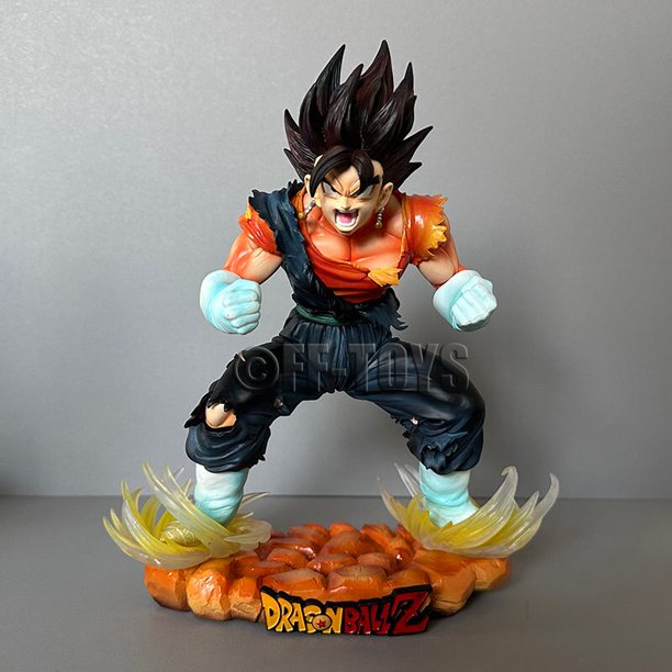 Figuras de acción de Dragon Ball y Vegetto, vegtto SSJ, modelo de colección de PVC de 29cm, regalos para niñosNo Box Gong Bohan LED