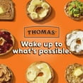 thumbnail image 2 of Thomas' Whole Wheat English Muffins, 6 count, Soft English Muffins, 12 oz Tray (Pack of 2), 2 of 3