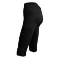 thumbnail image 3 of Mercatoo Skinny 𝗖apri Leggings for Girls Ruched Cropped Trousers Tween Dance Running Yoga Pants Athletic Leggings 𝐋ounge Pants, 3 of 6
