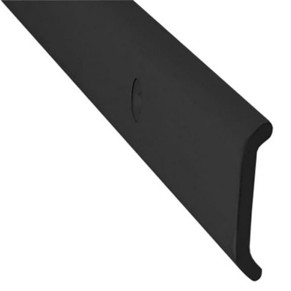 16 ft. Black Aluminum Non Insert Flat Trim