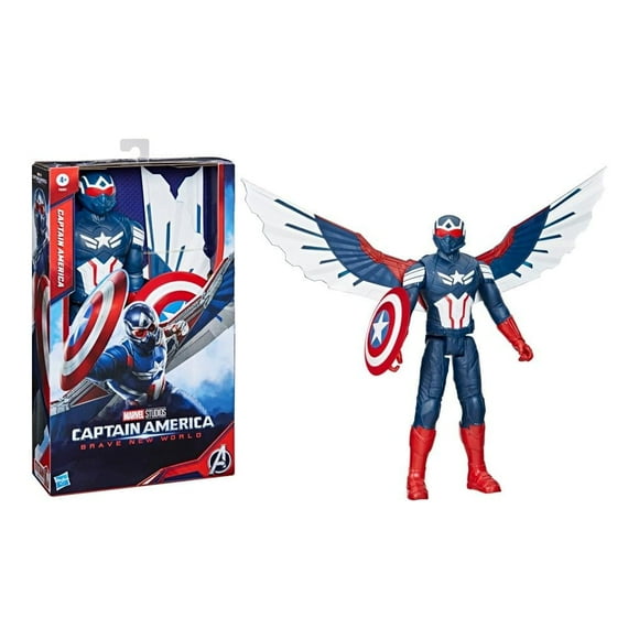 Figura de Acción Hasbro Marvel Titan Series: Capitán America Deluxe
